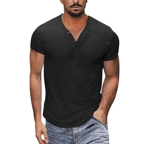 Mens Long Sleeve T Shirt Long Sleeve Polo Shirts Mens Deals Men's New Summer Versatile Men's T Shirt