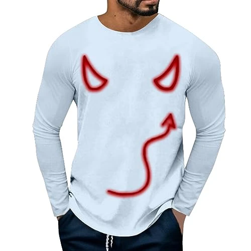 Mens Long Sleeve T Shirt Long Sleeve Polo Shirts Mens Lightweight Long Sleeve Polo Shirts Halloween 