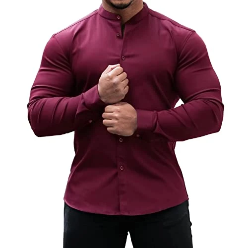 Mens Long Sleeve T Shirt Long Sleeve Polo Shirts Mens Lightweight Long Sleeve Polo Shirts Men Dress 