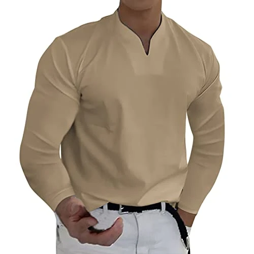 Mens Long Sleeve T Shirt Long Sleeve Polo Shirts Mens Lightweight Long Sleeve Polo Shirts Men Spring