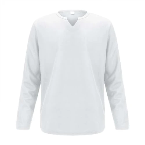 Mens Long Sleeve T Shirt Long Sleeve Polo Shirts Mens White Elastic Men's Fashion Spring Summer Casu