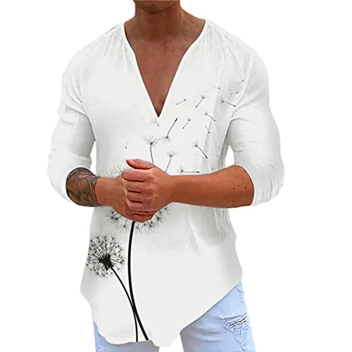 Mens Long Sleeve T Shirt Long Sleeve Polo Shirts Mens Work Polo Shirts for Men Male Summer Casual V 