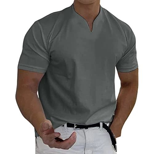 Mens Long Sleeve T Shirt Long Sleeve Polo Shirts Mens Work Polo Shirts for Men Spring Summer Casual 