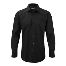 Mens Long Sleeve Ultimate Stretch Shirt Black