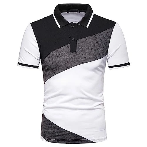 Men's Long/Short Sleeve T-Shirts Henley Shirts Casual Button Cotton Top Crew Neck Shirts Front Pocket Slim Fit Fashion Basic Tee Shit Shirt Hawaiian Shirts for Men Adult Shit Shirt White T Shirt Men