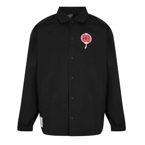 Mens Looney Jacket Long Sleeve Outerwear Top Black M