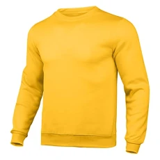 Men's Loose Fit Midweight Crewneck Sweatshirt Classic-Fit Oversized Sweatshirt Funny Cute Clothes For Teens Mature Sport Sweaters Breathable Sweatshirts Yellow