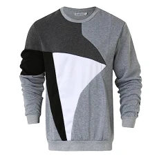 Men's Loose Fit Midweight Crewneck Sweatshirt Classic-Fit Workout Shirts Funny Fall Clothes Mature Barbecue Fall Sweaters Breathable Sweatshirts Grey