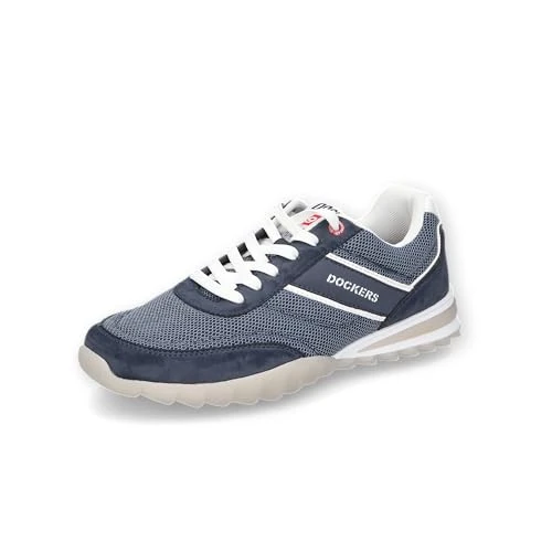 Men's Low-Top Trainers, Men's Low Shoes, Interchangeable Footbed, Navy 660, 9.5 UK