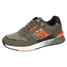 Men's low-top trainers, men's low shoes, replaceable footbed, Khaki 850, 9 UK
