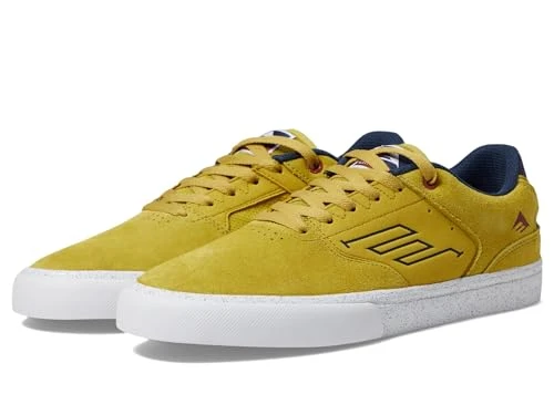 Men's Low Vulc Skate Shoe, Gold, 9 UK