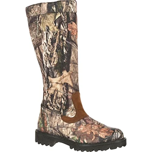 Men's Low Waterproof Snake Boot Knee High, Mossy Oak Break Up Country Camoflauge, 9.5 UK