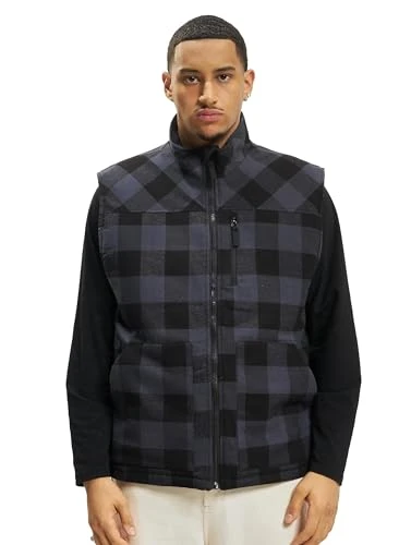 Men's Lumber Vest, Black/Grey, L