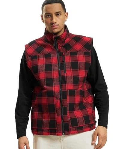 Men's Lumber Vest, red/Black, M