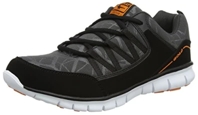 Men's Luna Fitness Shoes, Black (Black/Charcoal/Orange), 7 UK Men's Luna Fitness Shoes, Black (Black/Charcoal/Orange), 7 UK