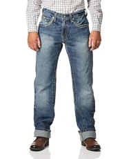 Men's M5 Slim Stackable Straight Leg Jeans, Gambler, 32 W/32 L