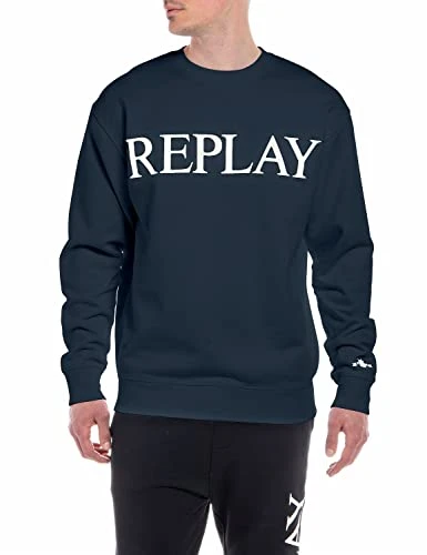 Men's M6527 Sweatshirt, Blue 085, S