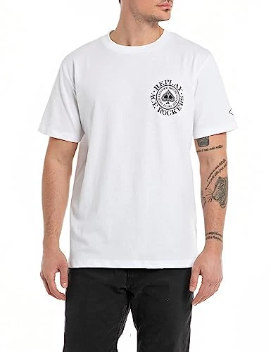 Men's M6656 T-Shirt, White 001, 3XL