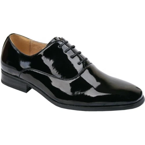 Mens M710 Black Patent Lace Up New Mens Formal Leather Cheap Office Shoes-9