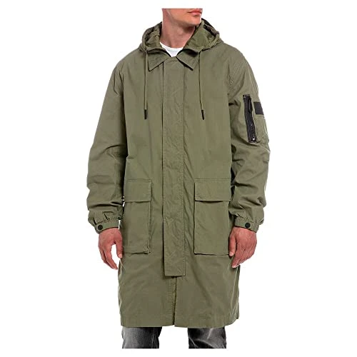 Men's M8327 Parka, 833 Light Military, S