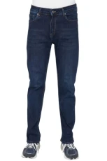 Men's Man Plus Size Normal Waist Straight Leg Regular fit Jeans Pants, Navy Blue, 31