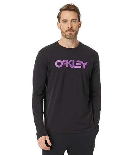 Men's Mark Ii Long Sleeve Tee 2.0, Blackout/Ultra Purple, S