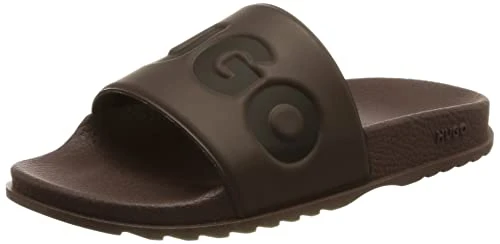 Men's Match_it_Slid_rblg Slide, Dark Brown204, 35 EU