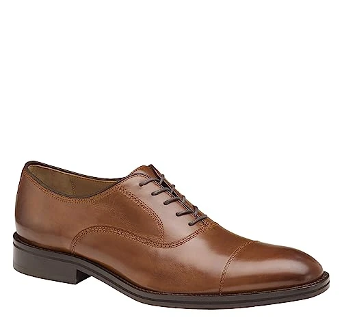 Men’s Meade Cap Toe Shoes | Dress Shoes for Men | Italian Leather Shoes | Leather & Rubber Sole | 