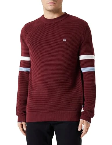 Men's Medway Pullover Sweater, Burgundy, Large