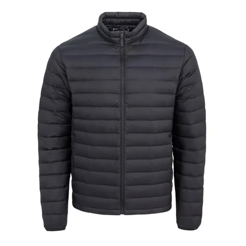 Mens Men Packable Light Weight Down Jacket Black XL