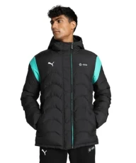 Men's Mercedes-AMG Petronas MT7 Ecolite Quilted Jacket XXL Black, black Men's Mercedes-AMG Petronas MT7 Ecolite Quilted Jacket XXL Black, black