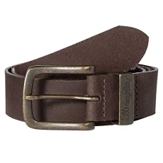 Men's Metal Loop Belt, Brown, 95 cm