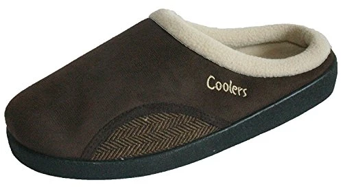 Men's Microsuede Clog Warm Fleece Lining Slippers Size 7 to 12 (Small (7-8) UK - Small (41/42) EU, B