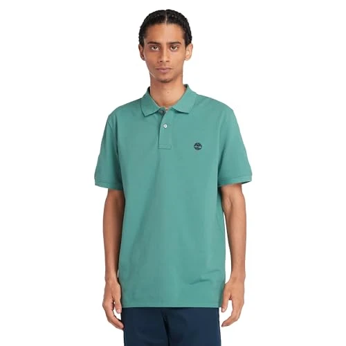 Mens Millers River Pique Polo T-Shirt - Short Sleeved (Sea Pine) XXL