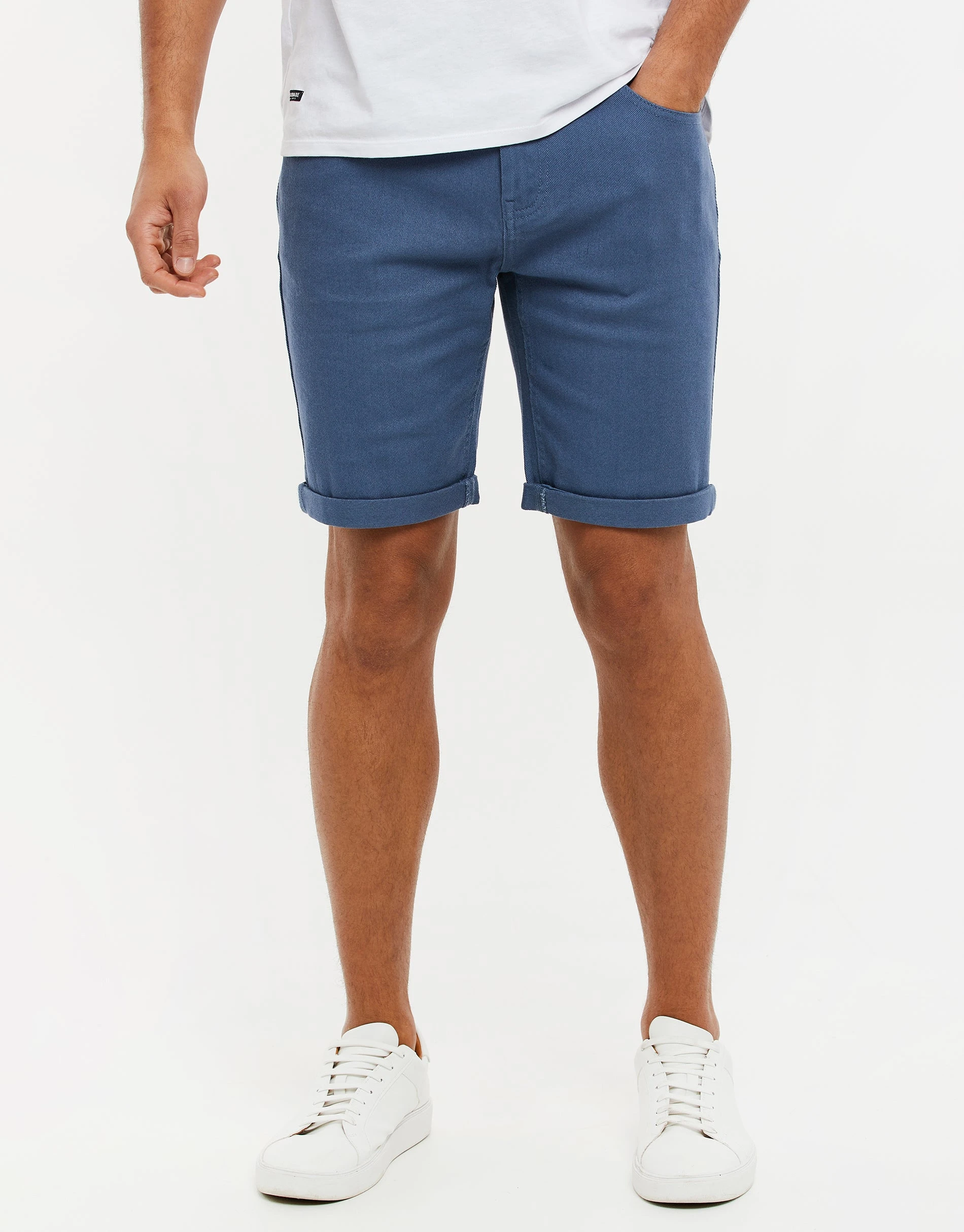 Men's Misty Blue Chino Shorts