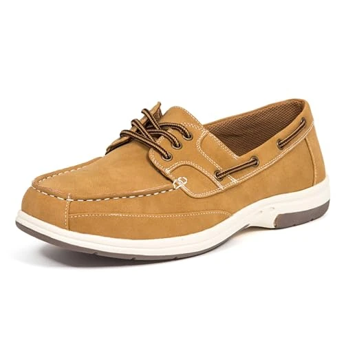 Men's Mitch Memory Foam Casual Comfort Boat Shoe Oxford