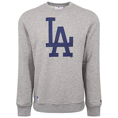 Men's  Mlb Crew La Dodgers Sweatshirt, Grey, S