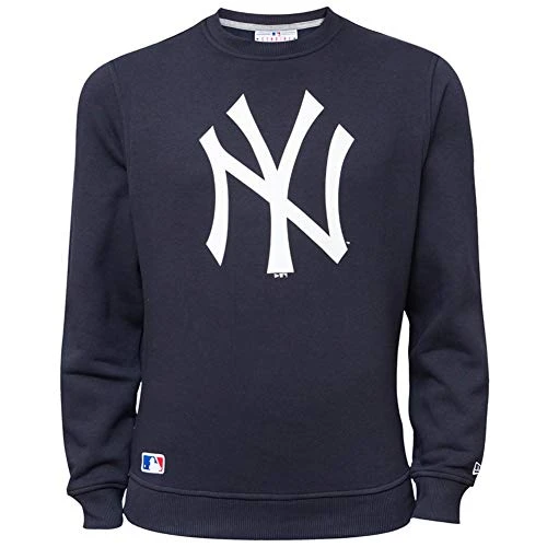 Men's  Mlb Crew Ny Yankees Sweatshirt, Navy, S