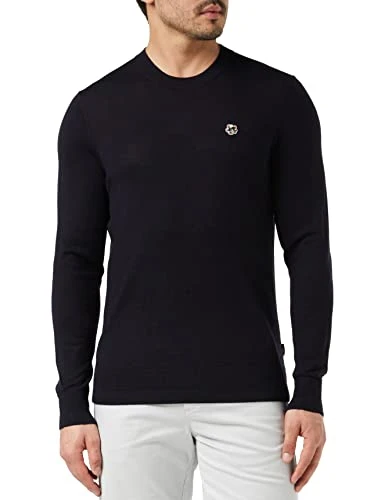 Men's Mmk-cardiff-ls Core Crew Neck Pullover Sweater, Navy, 5