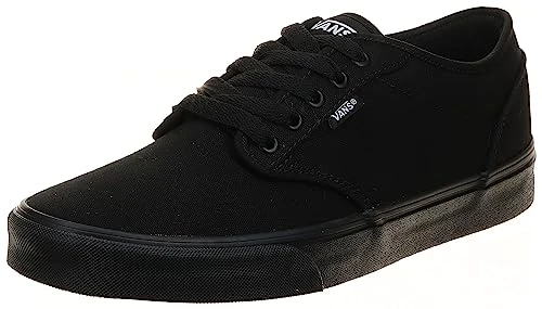 Men's Mn Atwood Sneaker, Black Canvas Black Black, 8 UK