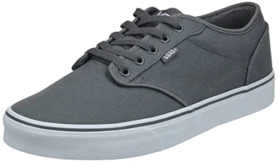 Men's Mn Atwood Sneaker, Grey Canvas Pewter White, 9 UK Men's Mn Atwood Sneaker, Grey Canvas Pewter White, 9 UK
