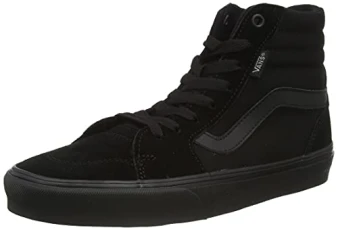 Men's Mn Filmore Hi Sneaker, Suede Canvas Black Black, 10 UK Men's Mn Filmore Hi Sneaker, Suede Canvas Black Black, 10 UK
