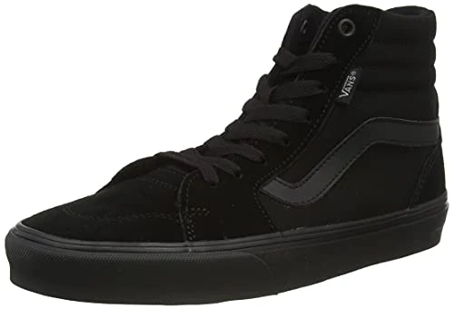 Men's Mn Filmore Hi Sneaker, Suede Canvas Black Black, 8 UK