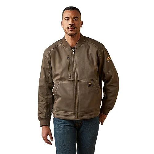 Men's Mns Rebar Stretch Canvas Bomber Jkt Wren Coat, 3XL