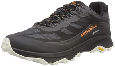 Men's Moab Speed GTX Low-Top Sneakers, Black/White, 10 UK Men's Moab Speed GTX Low-Top Sneakers, Black/White, 10 UK