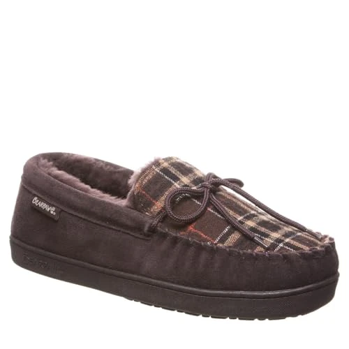 Men's Moc II Mule, Schokolade Plaid, 10 UK