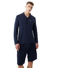 Mens Modal Shirt Navy M Mens Modal Shirt Navy M