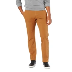 Men's Modern Straight Smart 360 Flex Ultimate Chino Casual Pants, Dark Ginger, 38W x 29L
