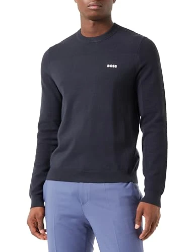 Mens Momentum-X CN Branded Crew-Neck Sweater in Dry-Flex Fabric