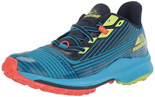 Men's MONTRAIL Trinity AG Low-Top Sneakers, Blue, 10 UK